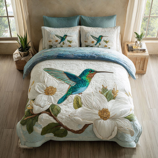Magnolia Bloom Hummingbird CW0108009CL Duvet Cover Set