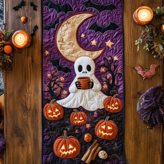 Charming Ghost Cove WN2507008CL Quilted Table Runner