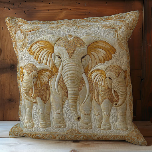Elephants Family WY1102069CL Quilt Pillow Case