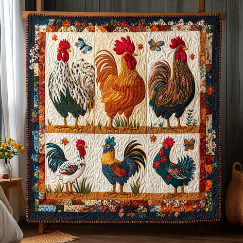 The Rooster Crow WY2708011CL Quilt