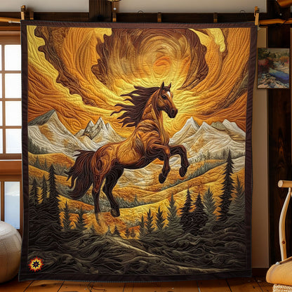 Horse Native American WJ2012015CL Quilt