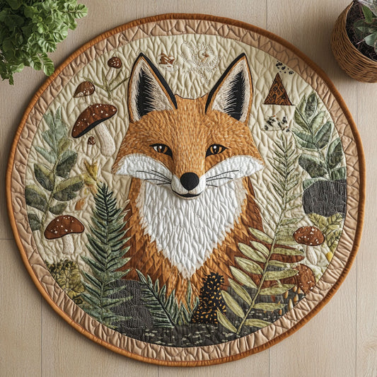 Fox Forest CW3006020CL Quilted Round Mat