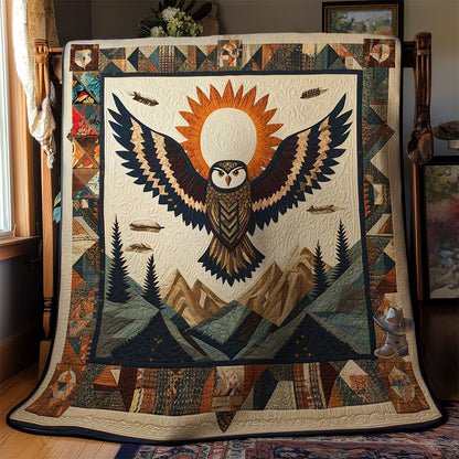 Owl Native American WN2711004CL Quilt