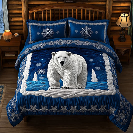 Majestic Polar Bear XK1909002CL Duvet Cover Set
