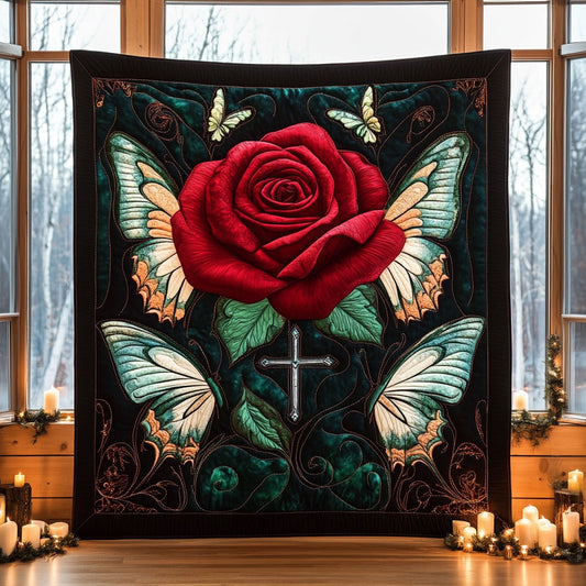 Cross Rose Glory CW0910014CL Quilt