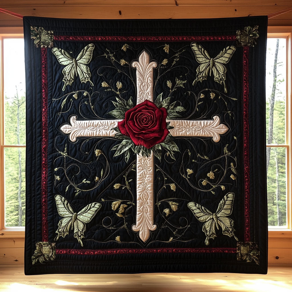 Butterfly Faith Glow CW0910001CL Quilt