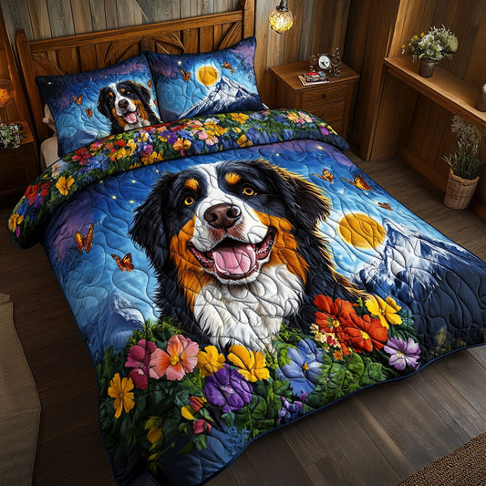 Bernese Mountain Flower WT0602013CL Duvet Cover Set
