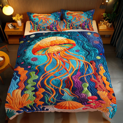 Colorful Jellyfish WJ0912044CL Duvet Cover Set