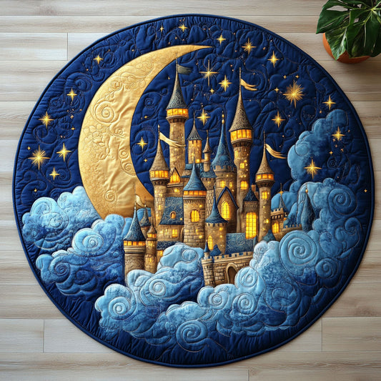 Dreamy Castle CW0906020CL Quilted Round Mat