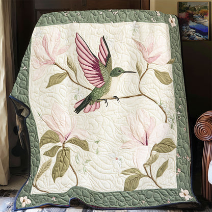 Hummingbird In Flower WY1903011CL Quilt