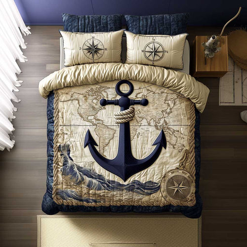 Coastal Anchor WN0805054CL Duvet Cover Set