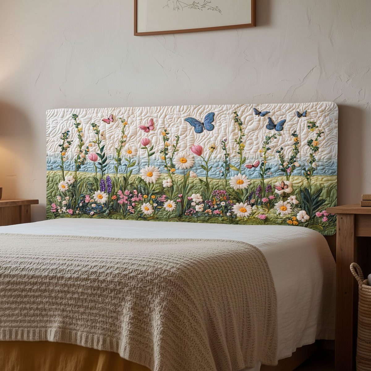 Petal Fields CP1212016CL Quilted Headboard Slipcover