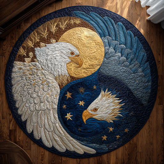 Dual Eagle CW0309002CL Quilted Round Mat