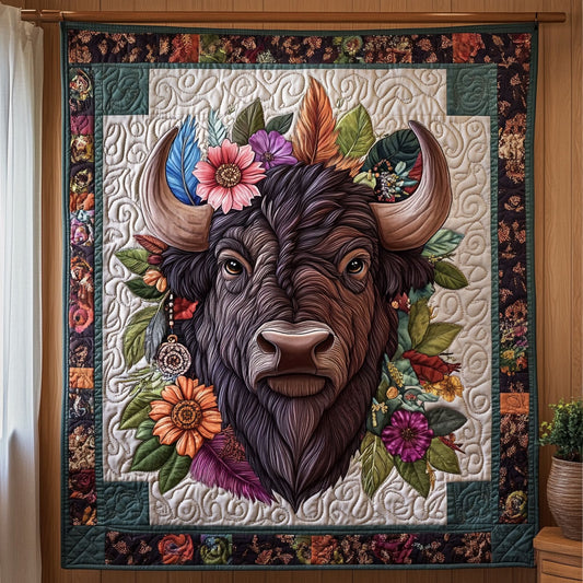 Bison Floral KL2411027CL Quilt