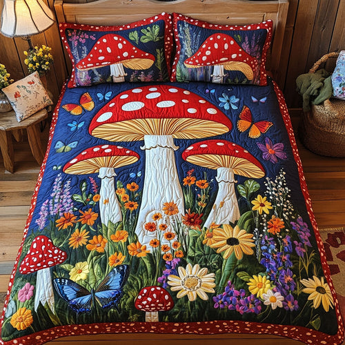 Mushroom Garden WJ0904023CL Duvet Cover Set
