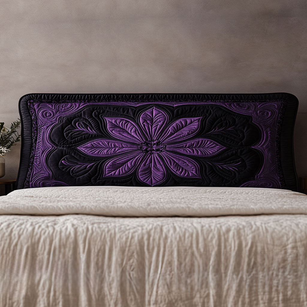 Ethereal Flower WN1812008CL Quilted Headboard Slipcover