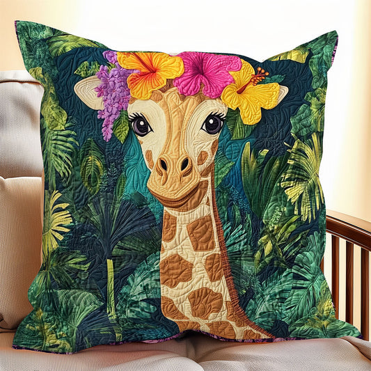 Lovely Giraffe WX0406096CL Quilt Pillow Case