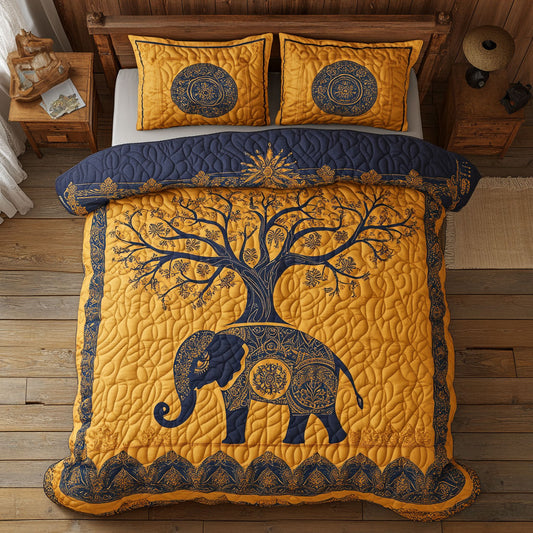 Elephant Under The Tree WY0802037CL Duvet Cover Set