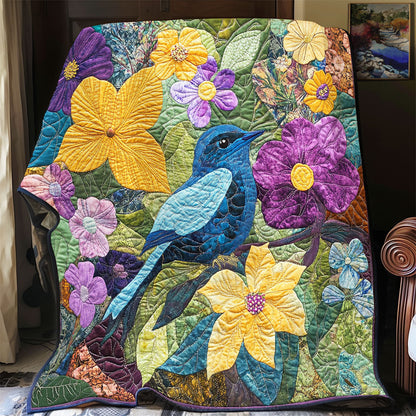 Bird In Flower WY1002014CL Quilt