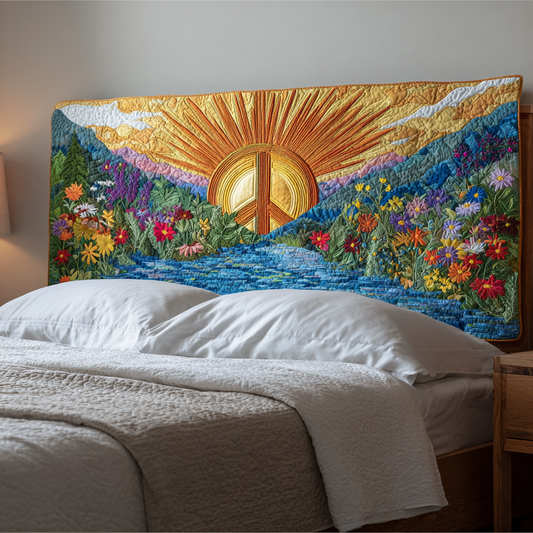Golden Sunrays XR2512005CL Quilted Headboard Slipcover