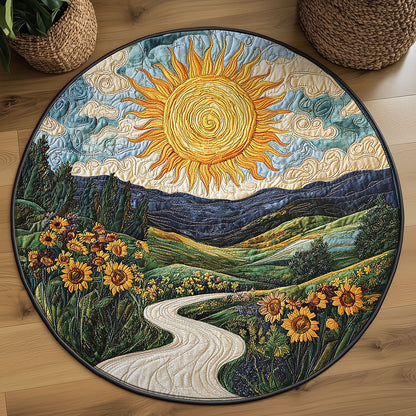 Sunrise WY2203098CL Quilted Round Mat