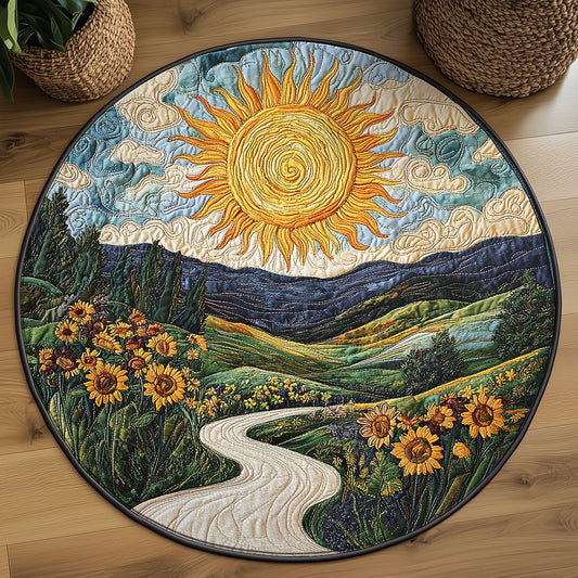 Sunrise WY2203098CL Quilted Round Mat