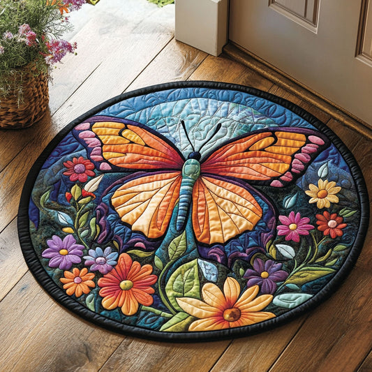 Garden Flight CP0407011CL Quilted Round Mat