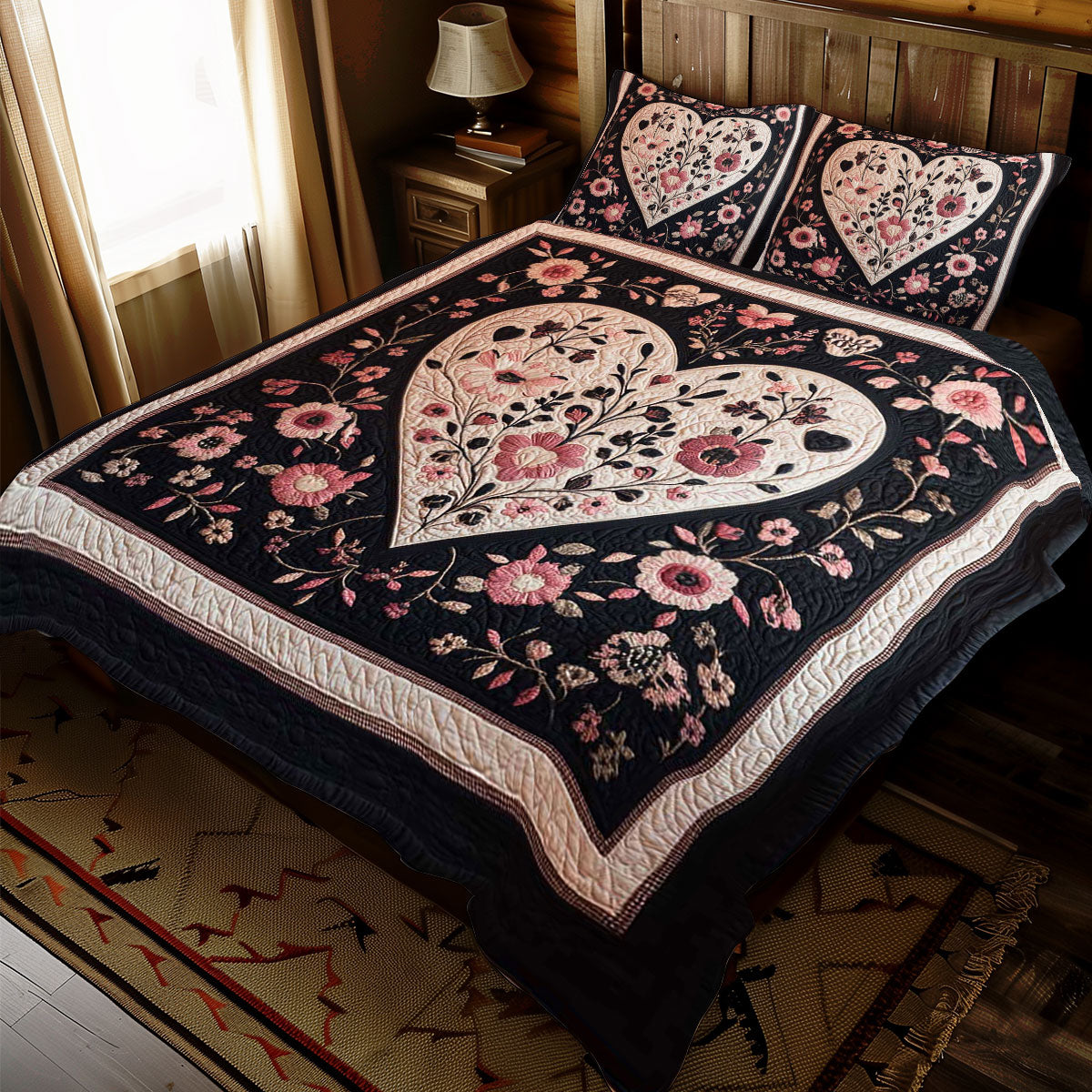 Valentine Flower Heart WP1112053CL Duvet Cover Set