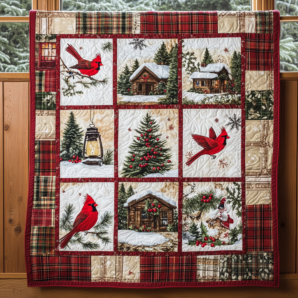 Warm Light Cardinal WN0711062CL Quilt