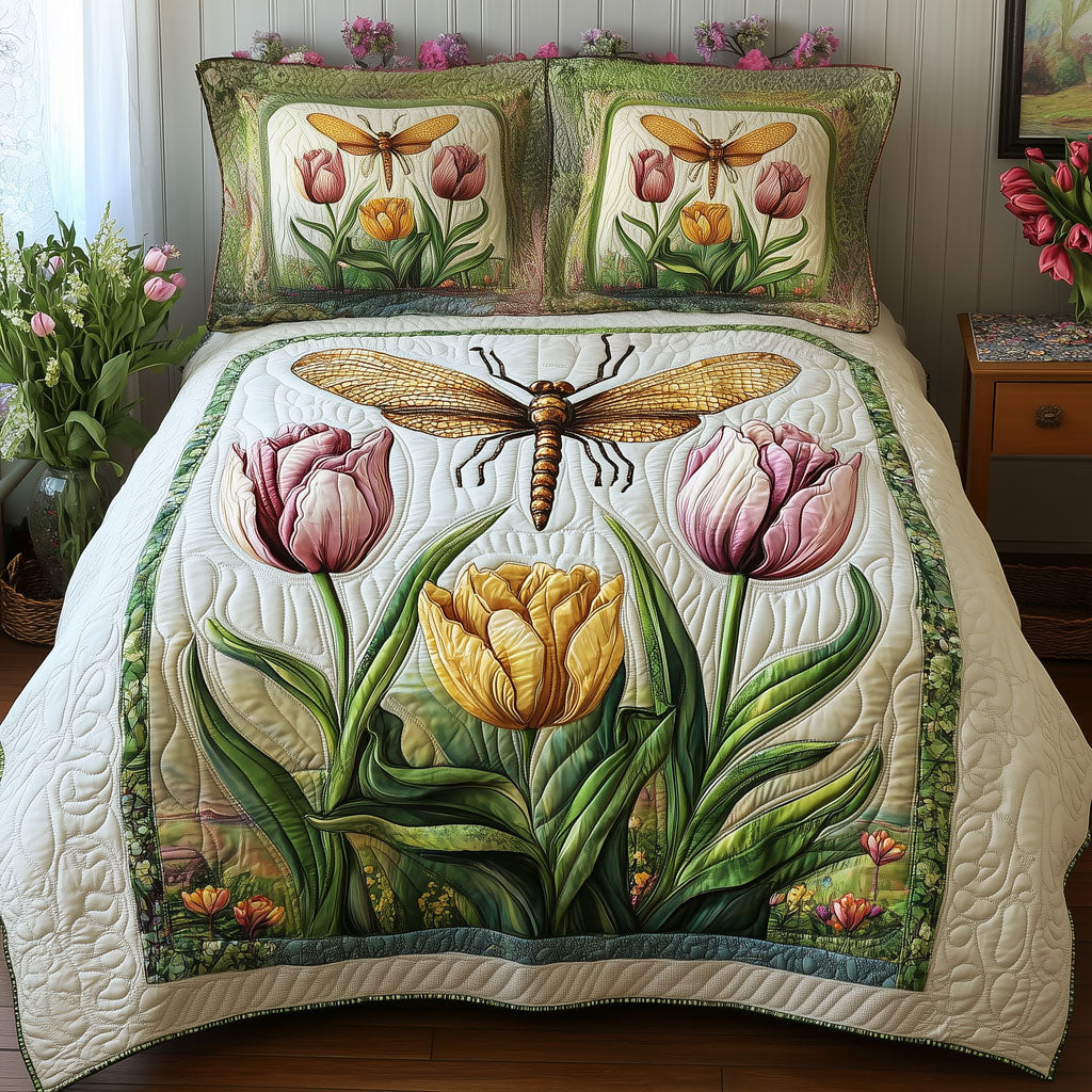 Tulip Garden Dragonfly LT0810010CL Duvet Cover Set