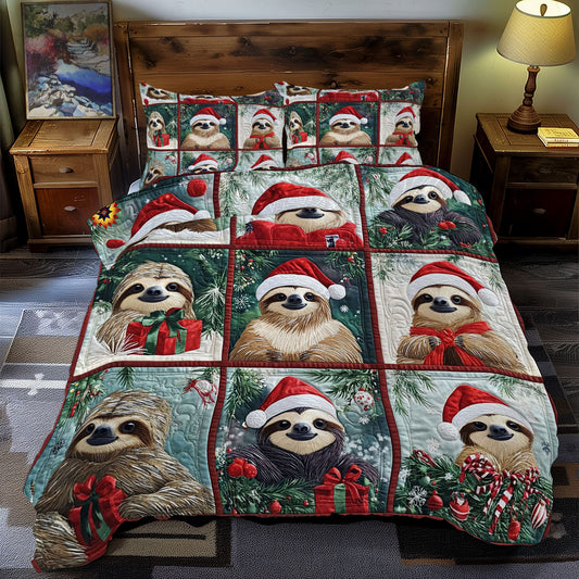 Santa Sloth WY2911111CL Duvet Cover Set