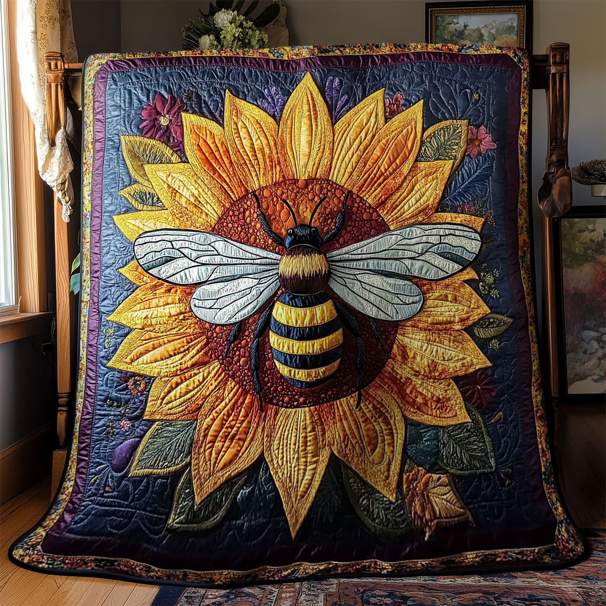 Sunlit Bee WN1202022CL Quilt