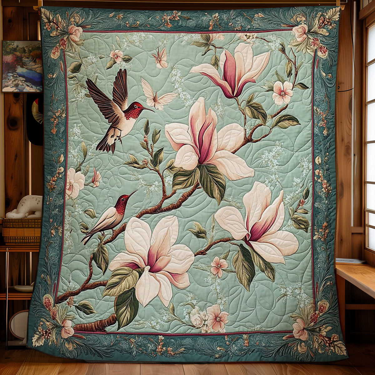 Beautiful Hummingbird WY1701021CL Quilt
