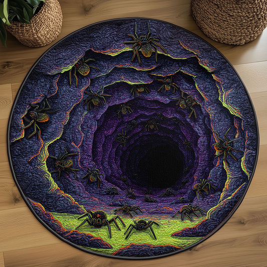 Phantom Spider WN2909043CL Quilted Round Mat