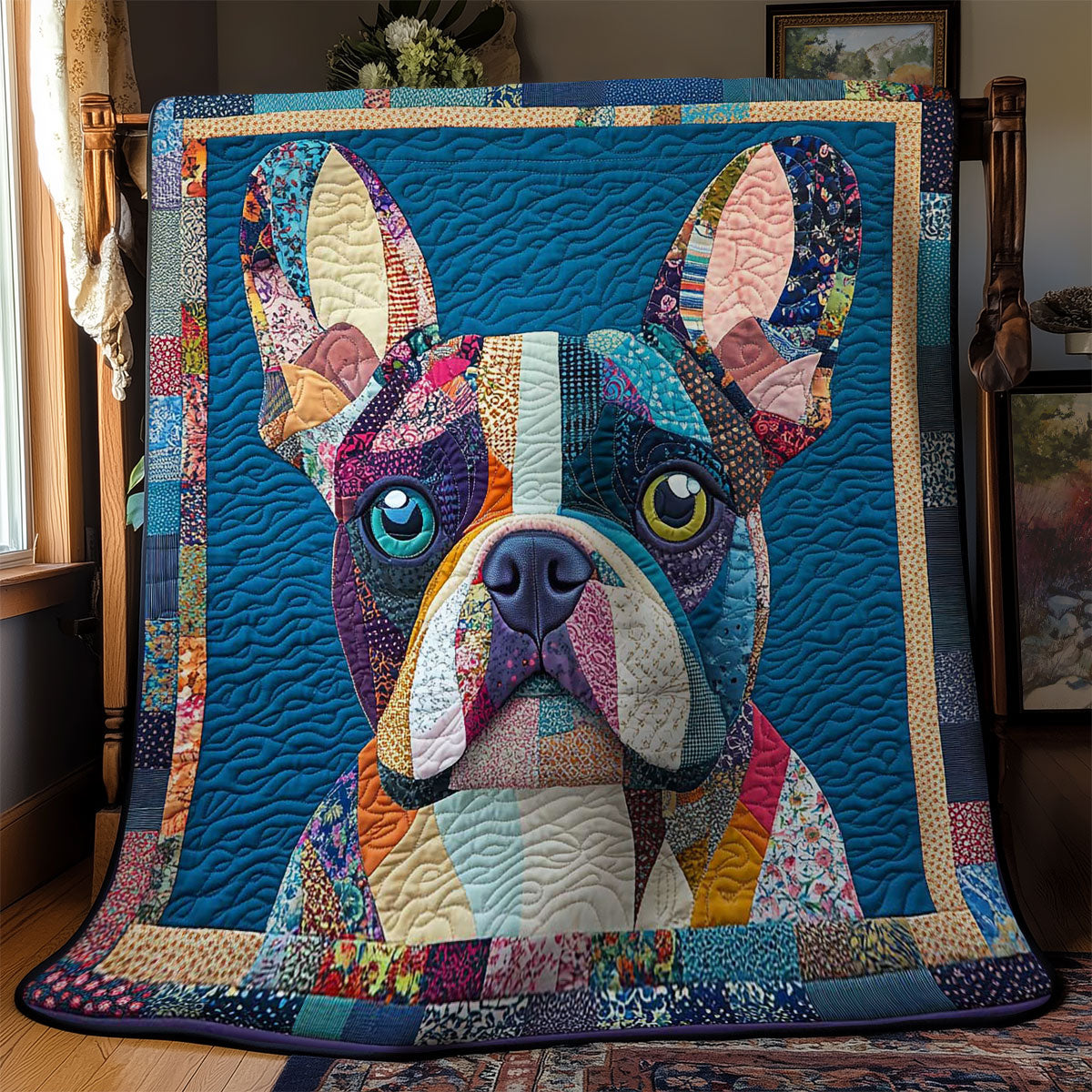 French Bulldog Harmony WN0601079CL Quilt