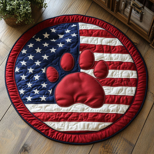 Wild Paw WN1707064CL Quilted Round Mat