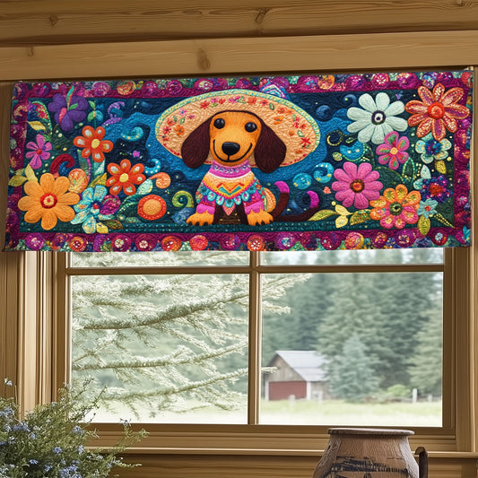 Colorful Canine WY0705052CL Quilted Valance