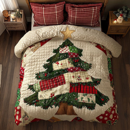 Farmhouse Christmas Tree WN1211043CL Duvet Cover Set