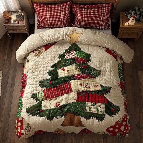 Farmhouse Christmas Tree WN1211043CL Duvet Cover Set
