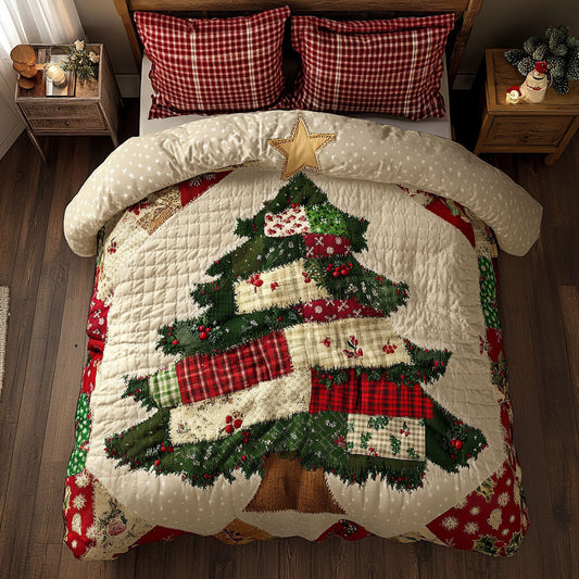 Farmhouse Christmas Tree WN1211043CL Duvet Cover Set