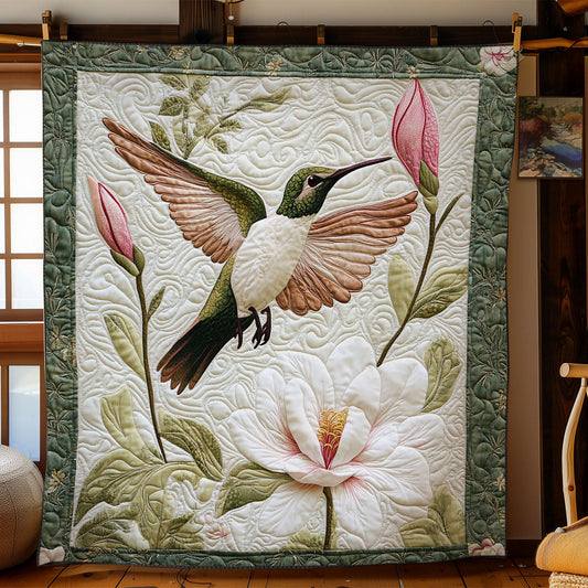 Magnolia And Hummingbird WY1903009CL Quilt