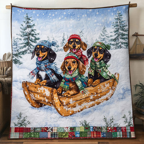 Jolly Ride Dachshund WN1211067CL Quilt