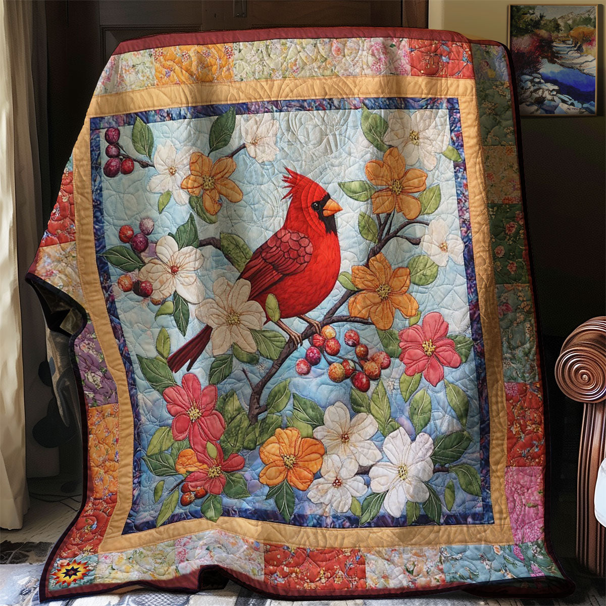 Cardinal Bloom WJ2012006CL Quilt