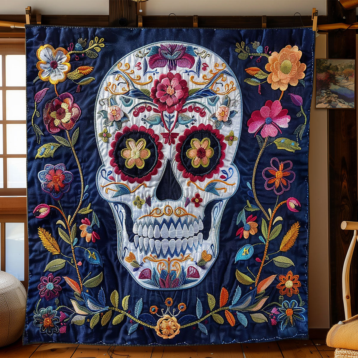 Sugar Skull WJ0601015CL Quilt