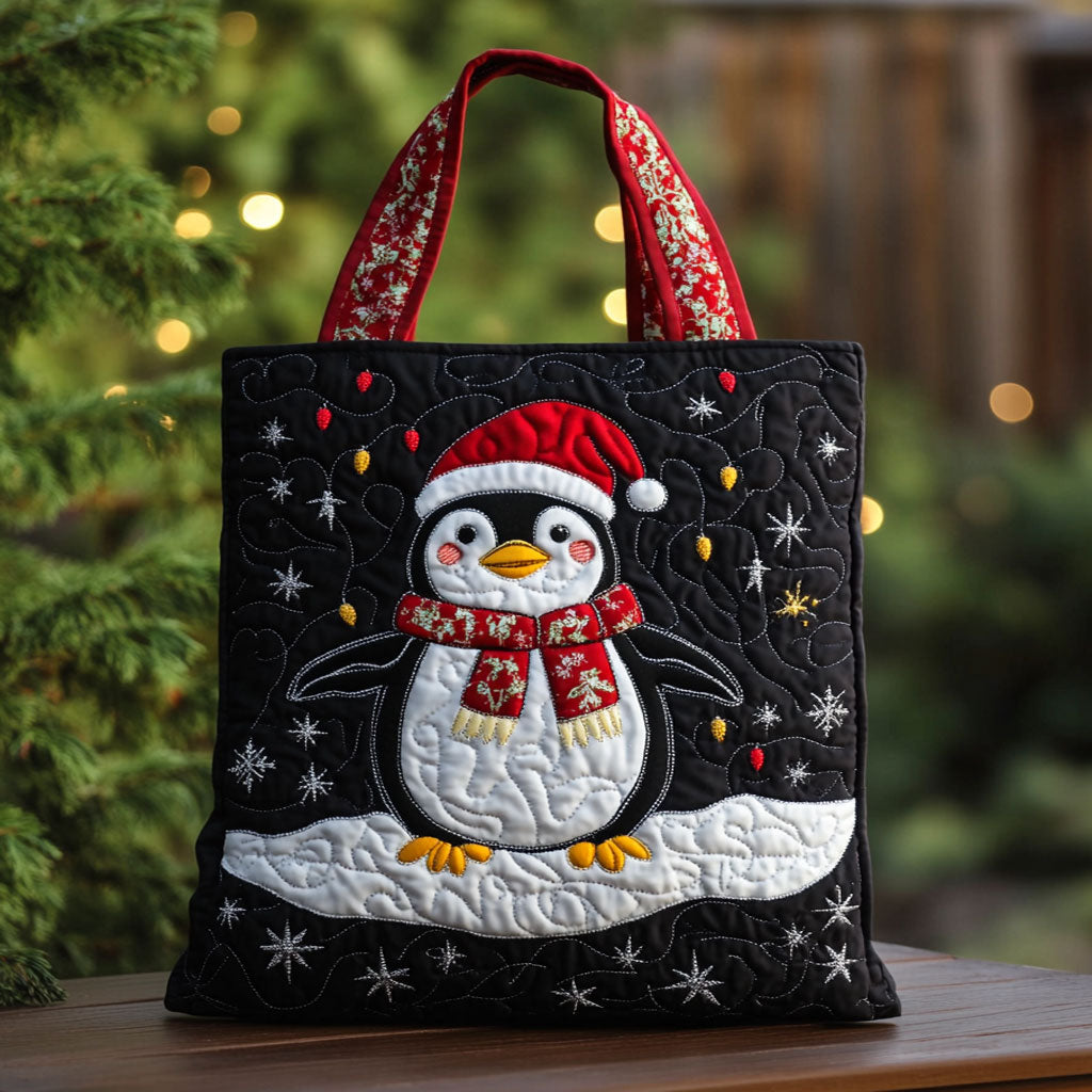 Penguin Glow WN0410042CL Quilted Tote Bag