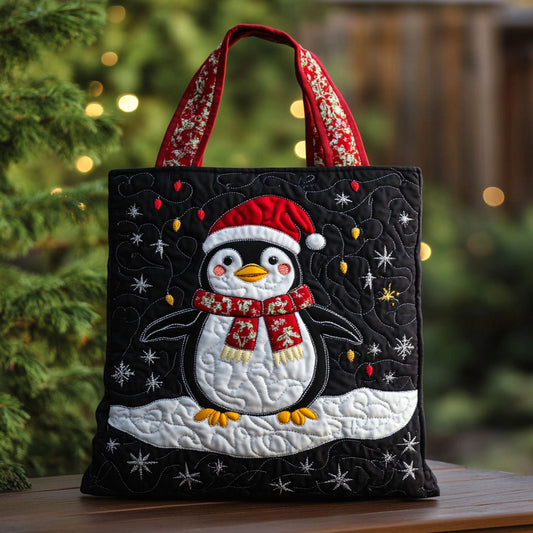 Penguin Glow WN0410042CL Quilted Tote Bag