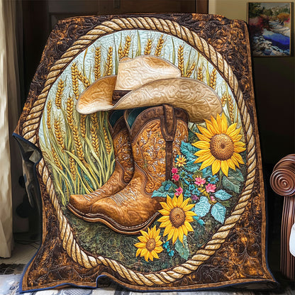 Sunflower Rodeo Spirit WX1306043CL Quilt