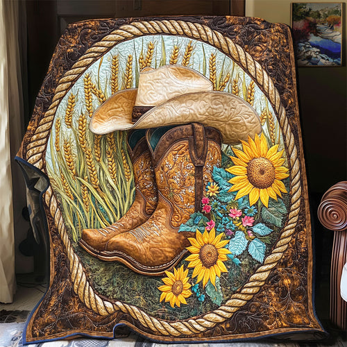 Sunflower Rodeo Spirit WX1306043CL Quilt