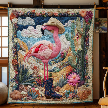 Western Sunset Flamingo WN1405052CL Quilt