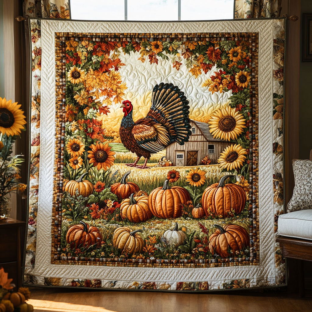 Autumnleaf Turkey WN0409010CL Quilt